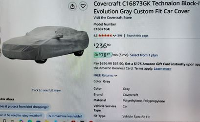 Car cover. Fits 2010-2015 Chevy Camaro coupe