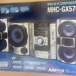 Sony MHC-GX570XM Specifications in photos 