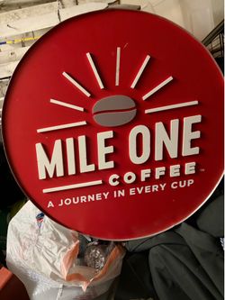 Coffee sign very eye catching