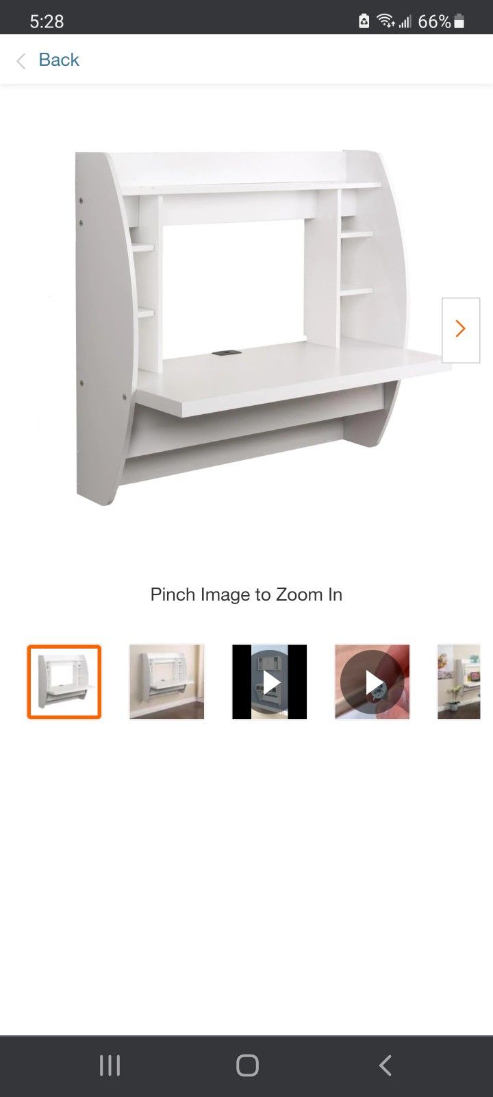 Floating Wall Desk