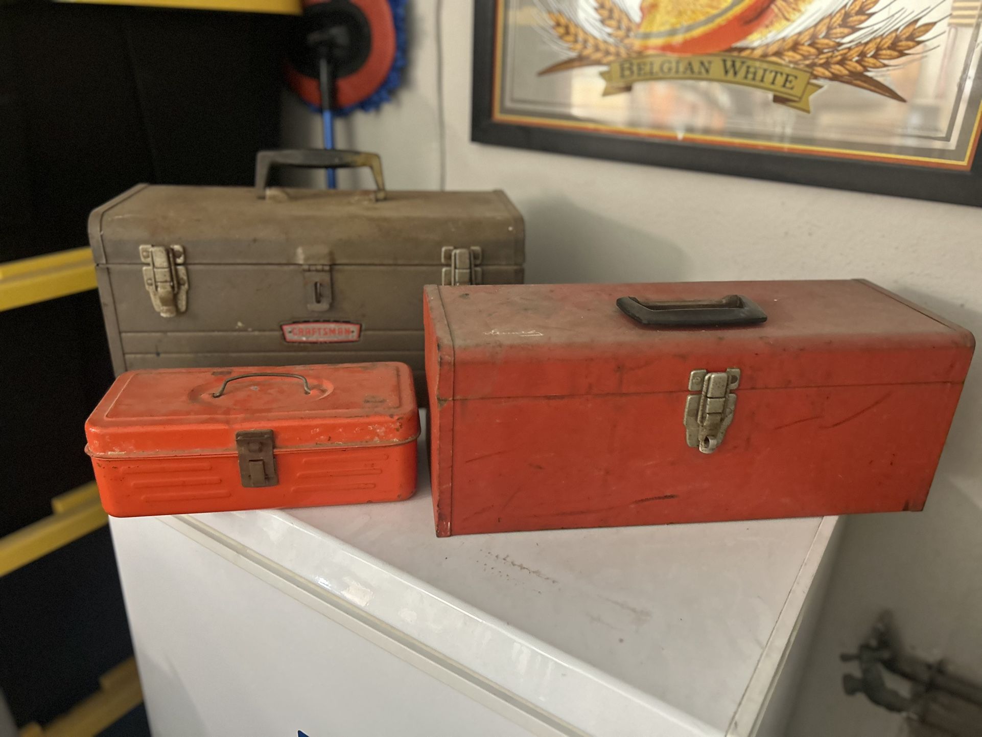 Vintage Metal Toolboxes