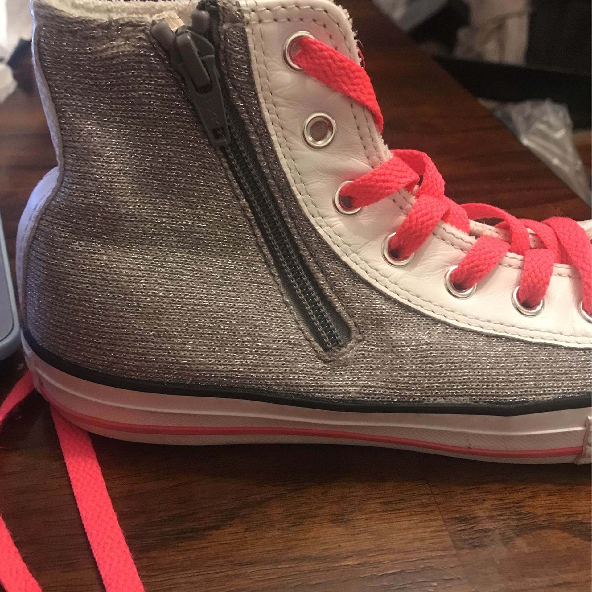 Girls Size 2 Converse
