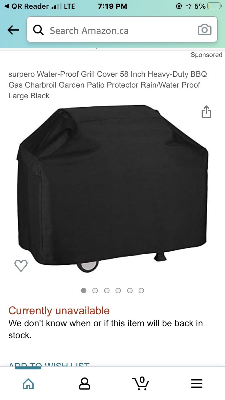Ser-pero Waterproof Grill cover 58 Inch