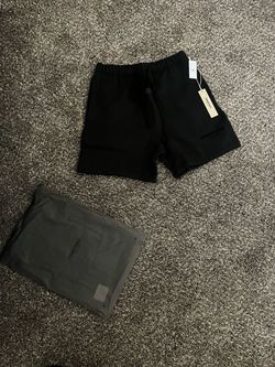 Fear of God Essentials Black Shorts