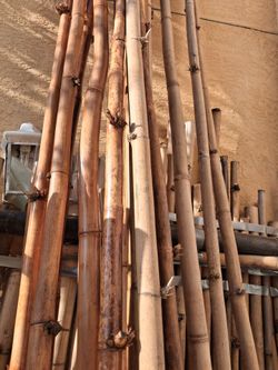 Japanese Bamboo poles 3& 4",2"