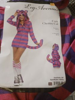 Halloween Costume Never Worn, Cheshire Cat, One Piece, So Cute! Pink & Purple