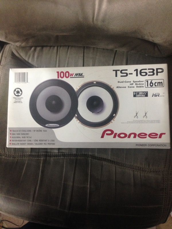 Brand new pioneer ts-163p car speakers 6.5"