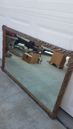 Large vintage mirror
