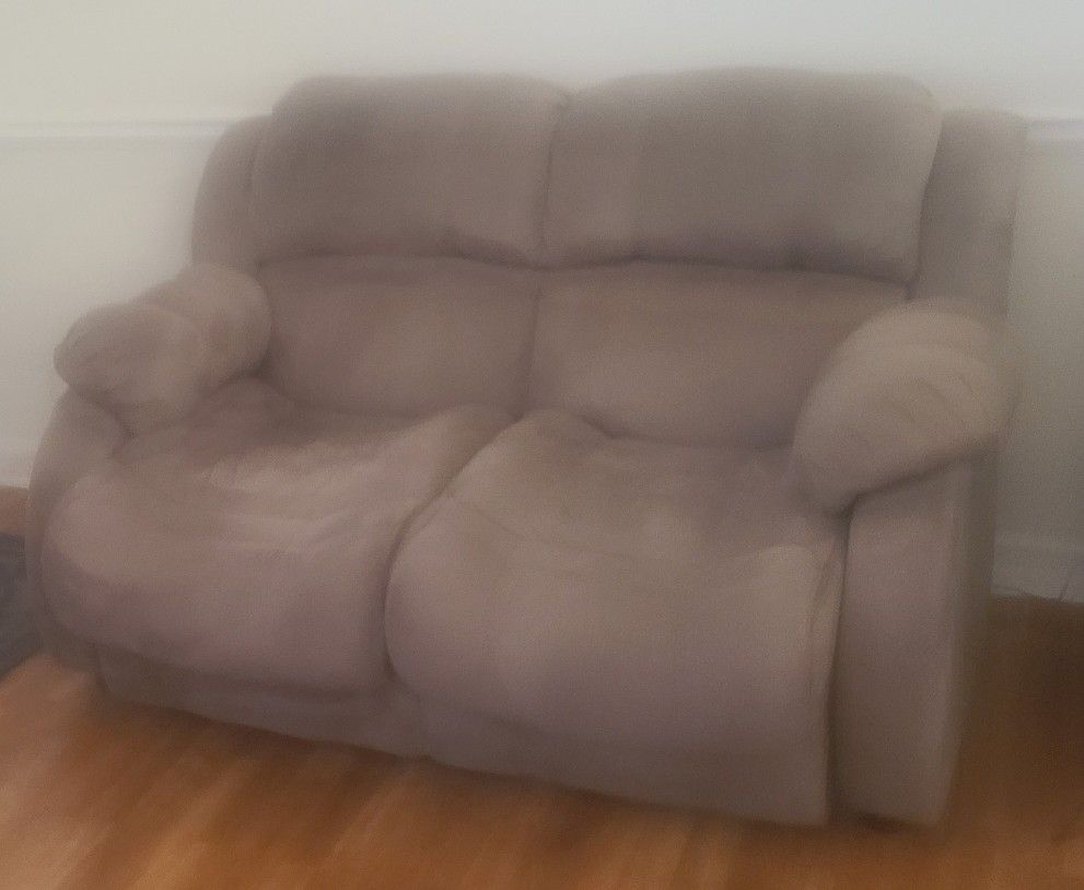 Love Seat And Double Reclining Sofa