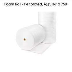 Foam Roll - Perforated, 3/32", ", 36" × 750'