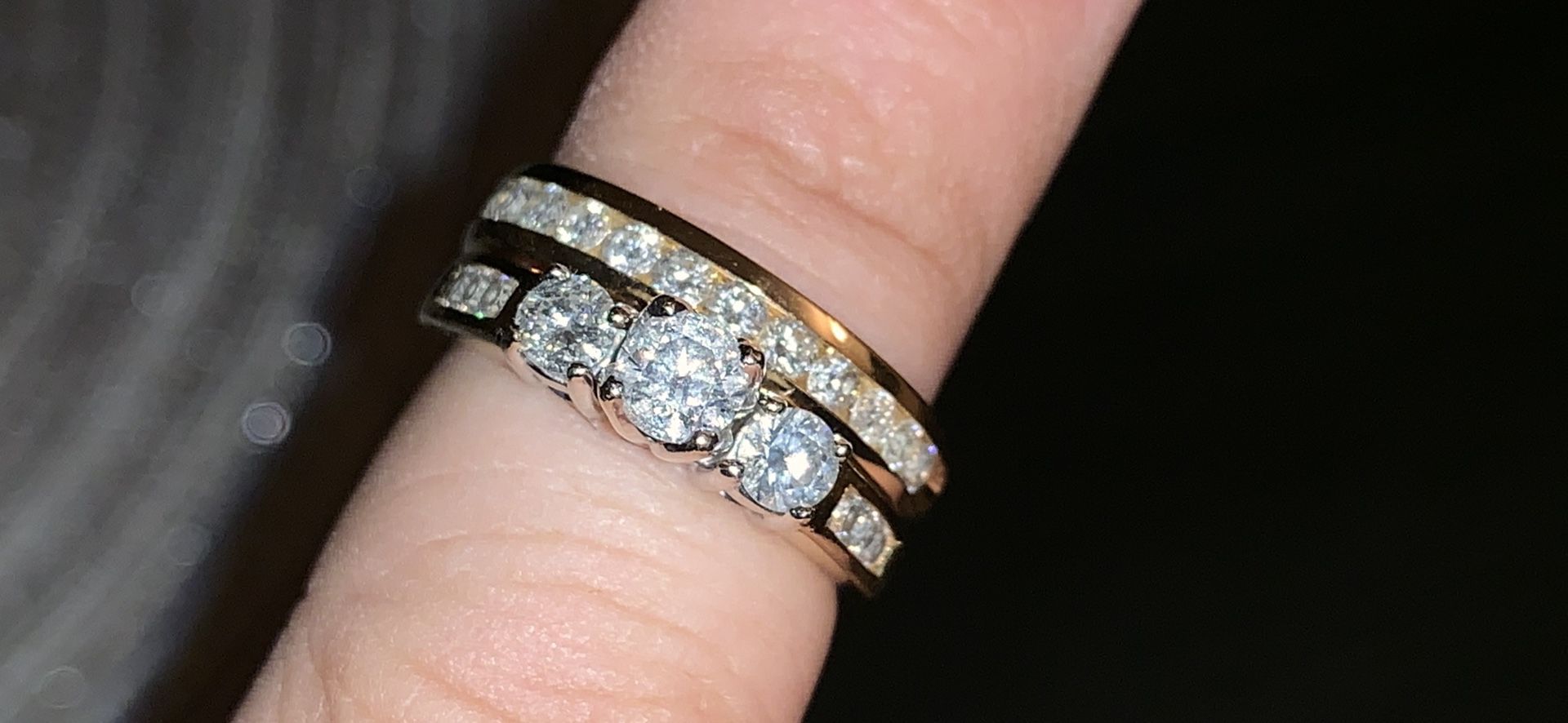 Engagement Ring and Wedding Band Set from Kays Store