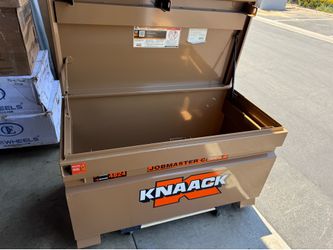 KNAACK 4824-KL Tool Box; Jobmaster; Chest; Single Lid; Powder Coated; Tan; Steel; 24" Width x 48" Length x 28-1/2" Height;