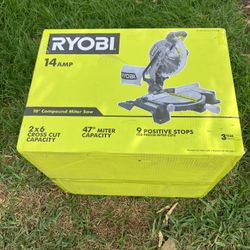 Ryobi 10" Compound Miter Saw With LED 14amp