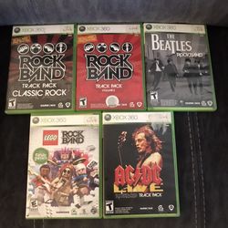 Xbox 360 Rock Band Games
