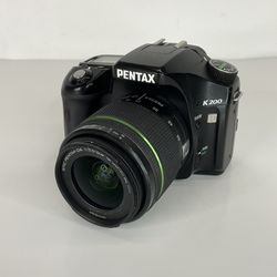 Pentax K200D 10.2MP Digital DSLR Camera w/18-55mm Lens 