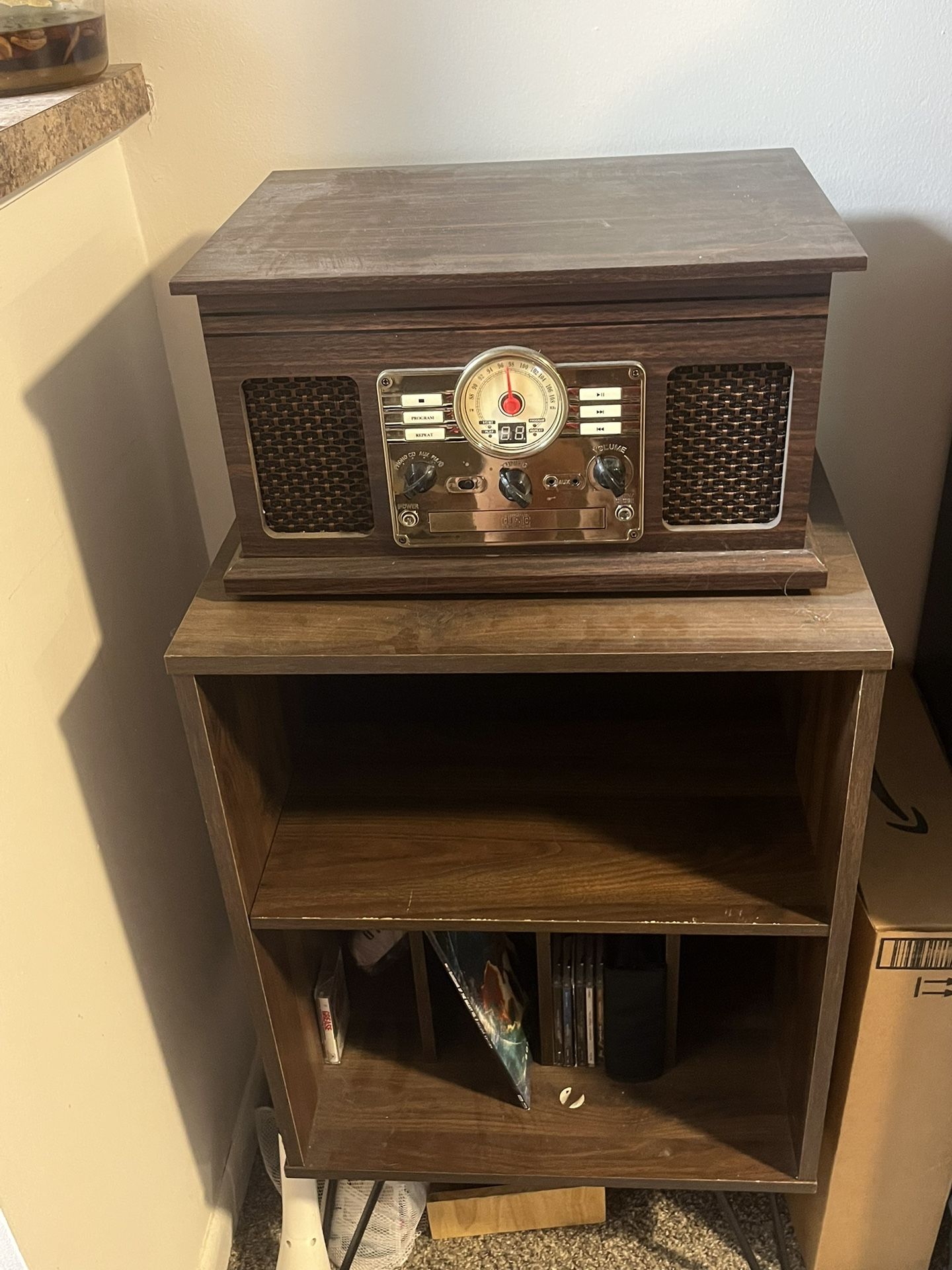 Record Player With Stand