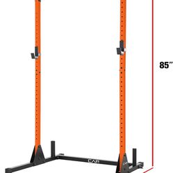 Cap Workout Set- Barbell, Plates, Bench, Rack