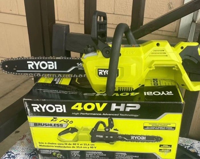 Ryobi 40 V HP Brushless 14" Battery Chainsaw TOOL ONLY