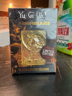 YuGiOh! Black Luster Soldier 24K Gold-Plated Collectible