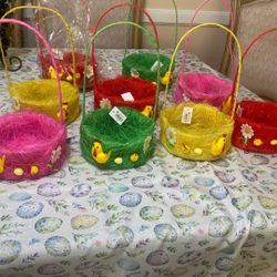 Hermosas Canastitas Para Easter $6.00 c/u