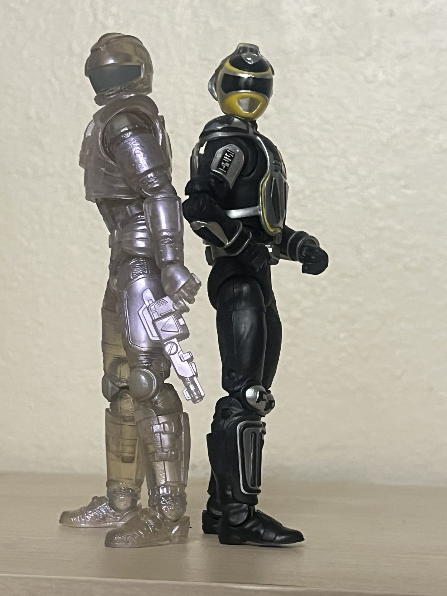 Power Rangers S.P.D. Lightning Collection A-Squad Yellow Ranger And Turbo Invisible Phantom Ranger