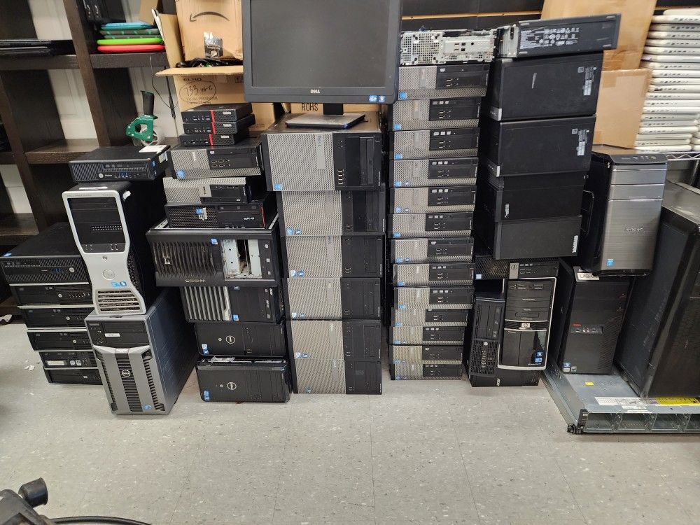 Lots Of PC Desktops, iMacs, MacBooks, Chromebooks And Laptops For Sale. Singles Or Wholesale Bulk