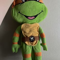 TMNT plush seatbelt pillow