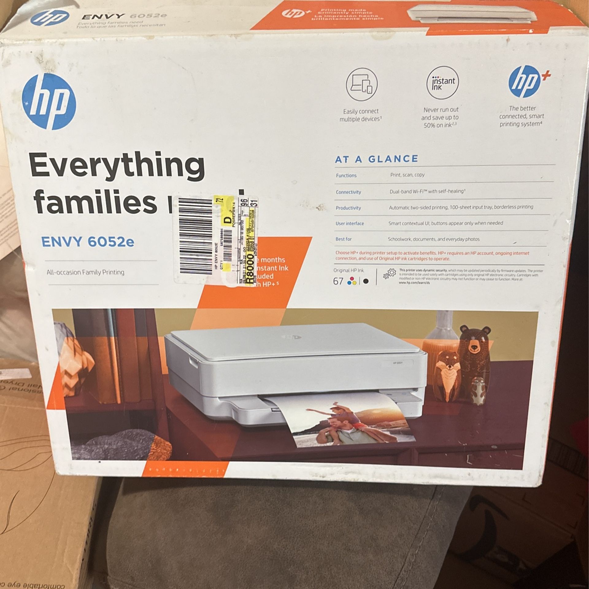 HP Envy 6052e Printer