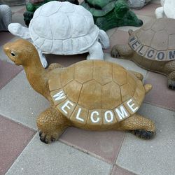 New turtle made out of cement