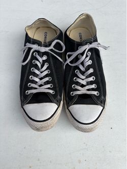 Converse All Star low top black sneakers