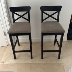 Set Of 2 Barstools- IKEA