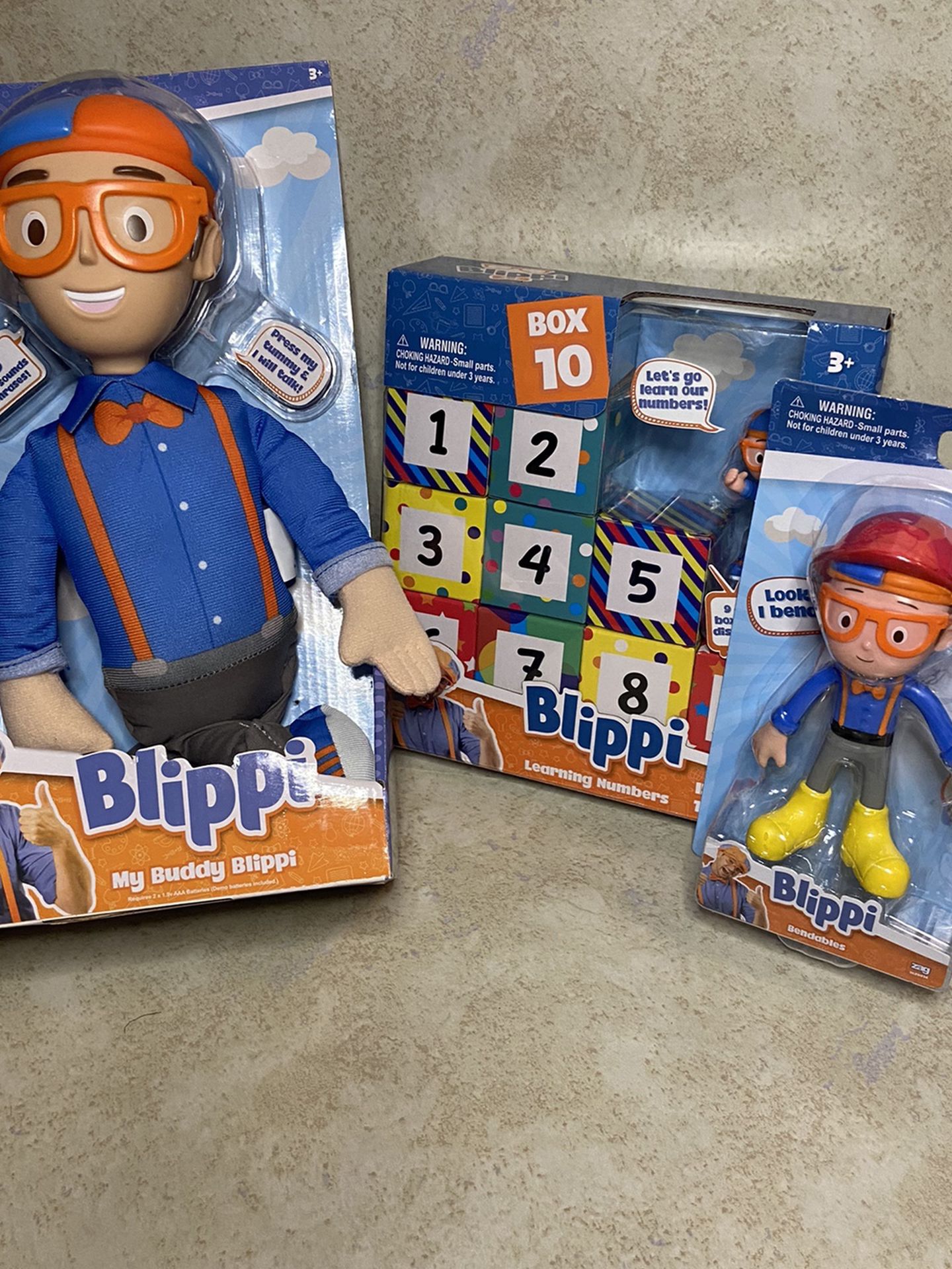 Blippi Toys Gift Set Boys Girls Unisex Education