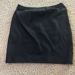 woman skirt mini black small size 
