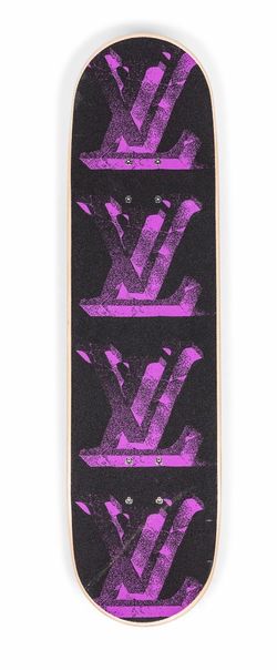Louis Vuitton Virgil Abloh Multicolor Monogram Gradient Skateboard Deck Rare