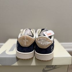 Size 7 Unique Ahhh Pair Of Travis Scottsss Nike Off White Collabbsss 