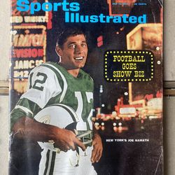 Joe Namath 1965 Rookie Sports Illustrated Magazine