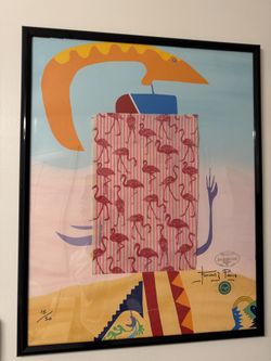 Fairchild Paris art piece Colorful Limited Edition – Signed & Numbered (15/50) - 29”H x 23”W