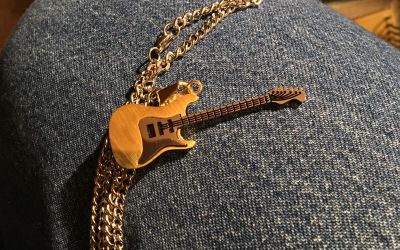 Guitar necklace