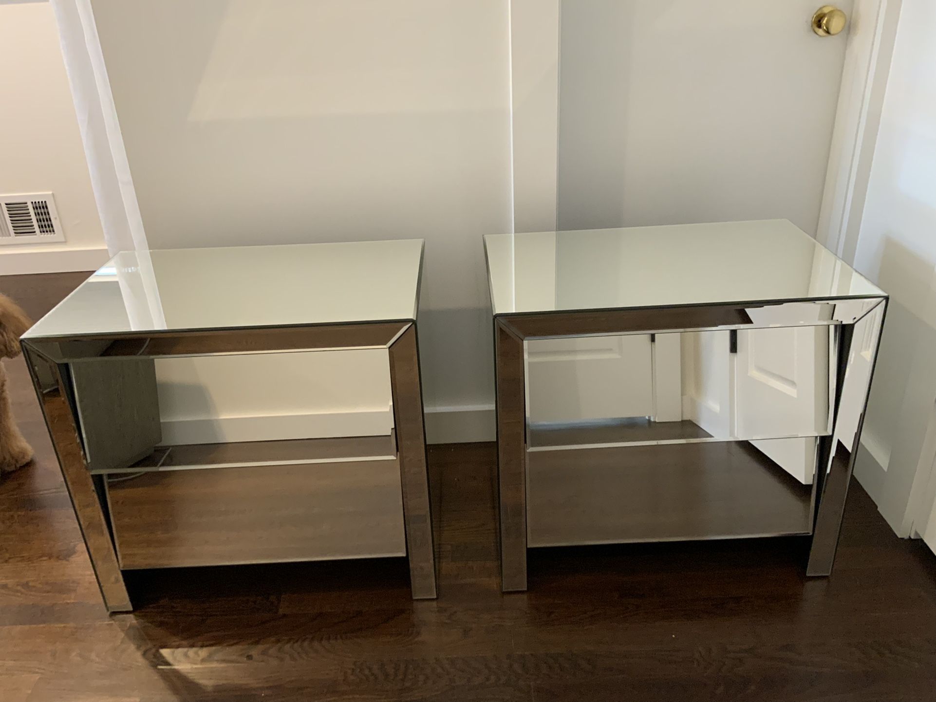 Mirrored Nightstands
