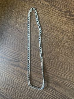Silver Figaro Chain Necklace