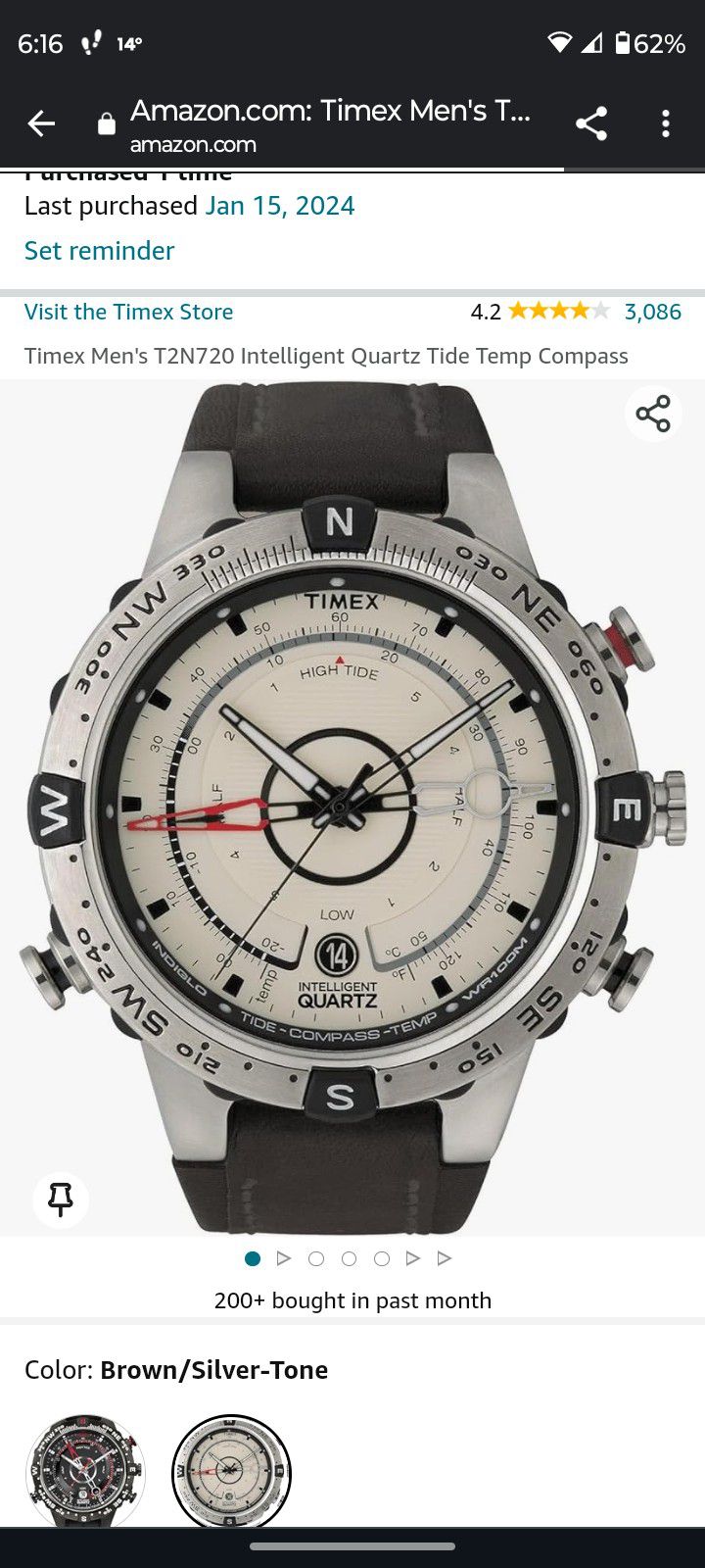Timex Intelligent Compass Watch 