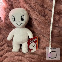 Casper The Friendly Ghost Plush Stuffed Animal NEW