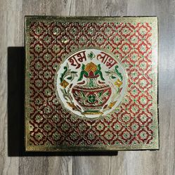 Designer Pooja Decor Stool 