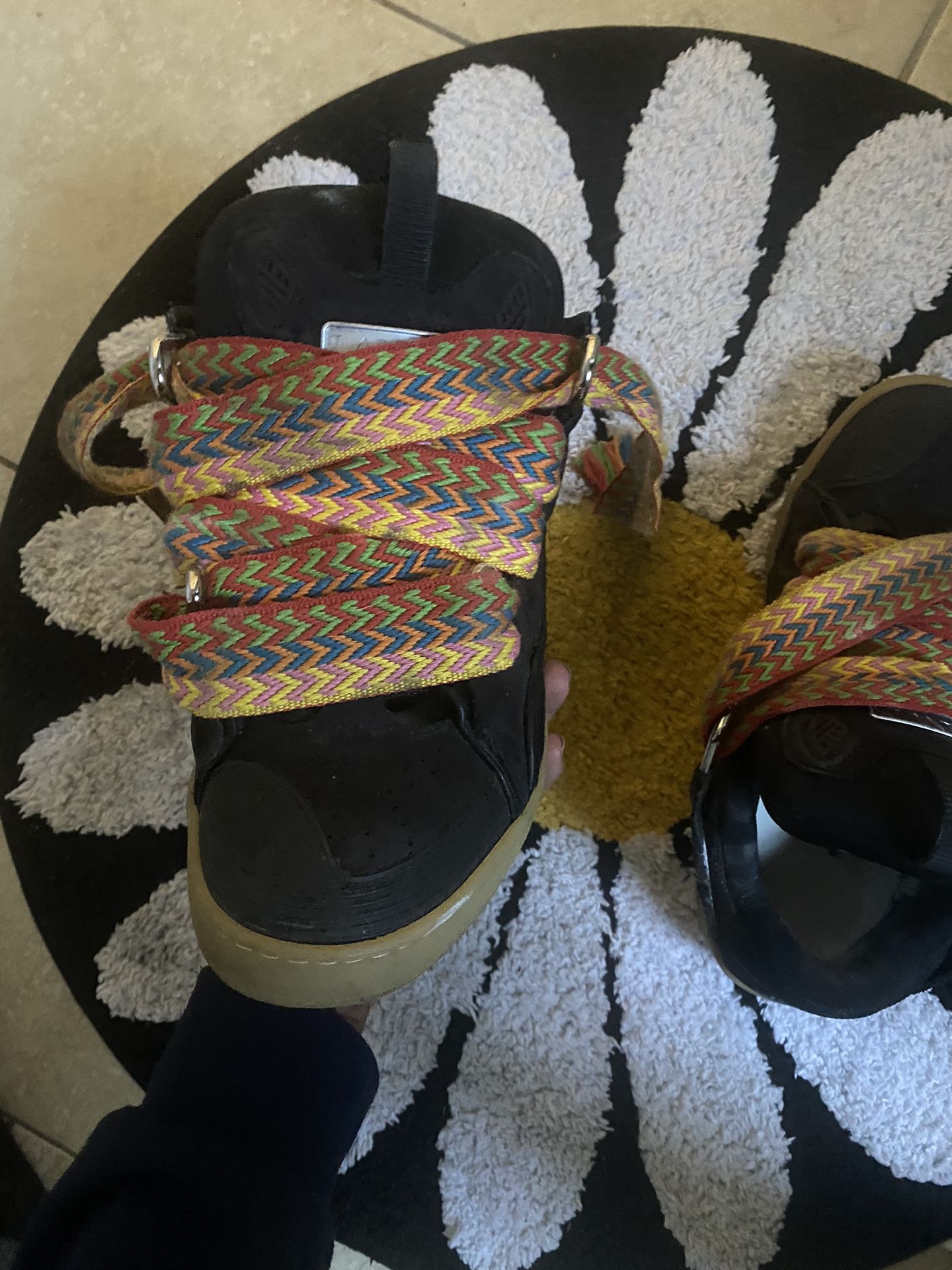 lanvin curb sneakers 42