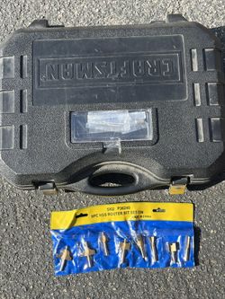 Craftsman 8pc. HSS Router Set