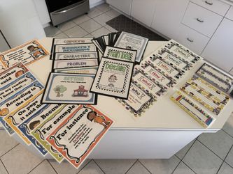 📚 Teacher Classroom Reading / Writing Anchor Chart Set