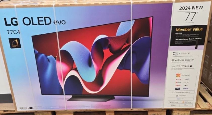 😁 YEAR END CLEARANCE! 77 LG C4 OLED TV 3 LEFT FCFS! 1YR WARRANTY!