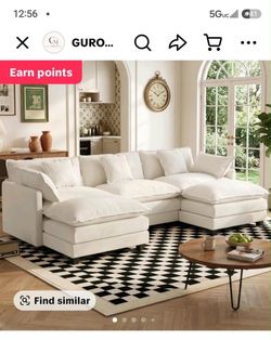 Cloudy couch