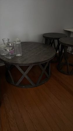 Living room table set