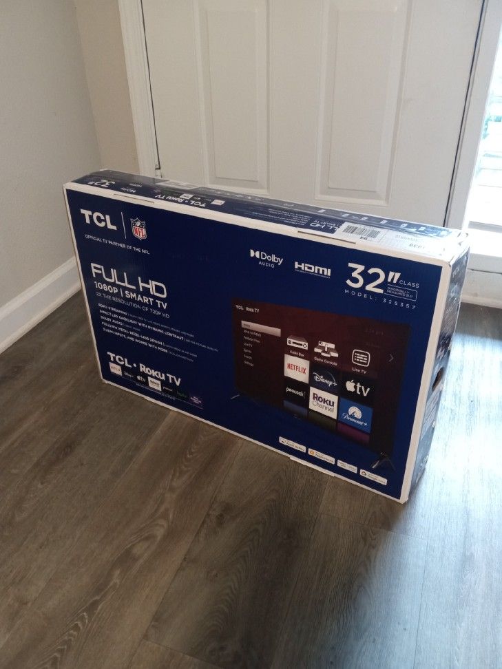 -FIRM PRICE NON-NEGOTIABLE- 32 In. TCL 1080p Roku Smart TV W/Remote